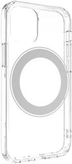 Чехол-накладка SwitchEasy MagCrush для iPhone 12 Pro Max (6.7&quot;). Цвет: прозрачный, серебряный