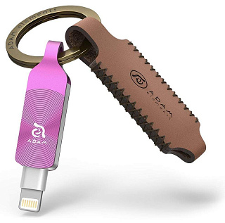 Флеш-накопитель ADAM elements iKlips Duo+ 32Gb (Purple)