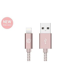 Кабель ТМ LAB.C. USB на Lightning. Длина 1,2 м., Цвет: розовое золото.
/ Китай / 12 Месяцев / Lightning / 