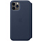Apple iPhone 11 Pro Max Leather Folio - Deep Sea Blue, Кожанный чехол для Iphone 11 Pro Max цвета синяя волна