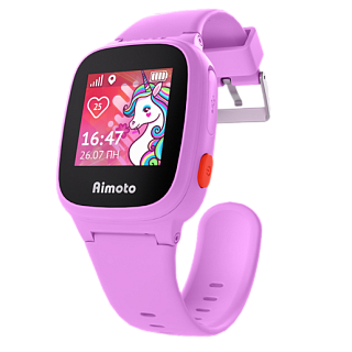 AIMOTO Kid "Единорог" Умные часы-телефон с GPS - Розовый