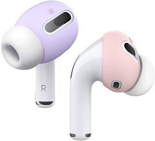 Чехол Elago Ear Tips (EAPP-PADSM-PKLV) для AirPods Pro (Pink/Lavender)