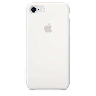 Силиконовый чехол Apple Silicone Case для iPhone 8/7, цвет (White) белый