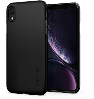Чехол Spigen Thin Fit, black - iPhone XR