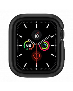 Бампер SwitchEasy Odyssey для Apple Watch 5 и 4 44mm". Цвет черный космос