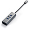 USB-концентратор Satechi Aluminum USB 3.0 Hub & Ethernet ST-TC2N1USB31AM (Space Gray)