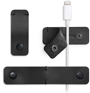 Набор кабельных органайзеров Twelve South SurfaceSnap.  В комплекте 3 шт. Цвет: черный