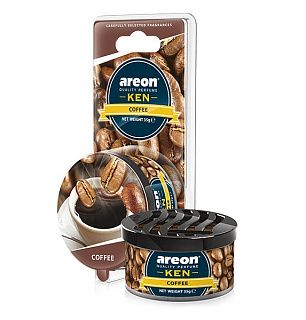 Автомобильный ароматизатор AREON KEN BLISTER 704-AKB-09, Coffee, Кофе