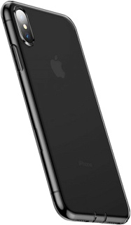 Чехол Baseus Simplicity Series (ARAPIPH65-A01) для iPhone Xs Max (Transparent Black)