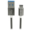TypeC-USB AUSB3.0 кабель нейлон SpaceGray, длина 1м