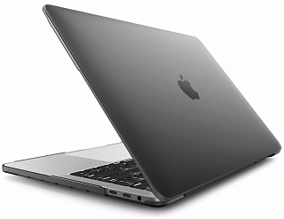 Чехол накладка пластиковая i-Blason для Macbook Pro13 A1706/A1708 черная глянцевая