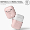 Чехол Elago silicone case for Airpods case / Lovely pink