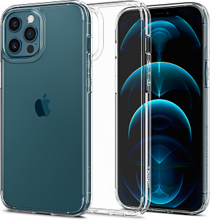 Чехол-накладка Spigen Crystal Hybrid (ACS01476) для iPhone 12 Pro Max (Clear)