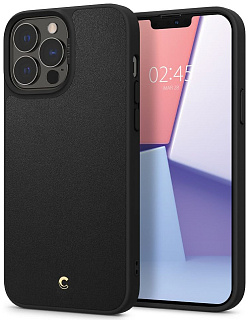 Чехол Spigen Cyrill Leather Brick (ACS03175) для iPhone 13 Pro (Black)