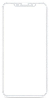 Защитное стекло Baseus PET Soft 3D Tempered Glass Film SGAPIPHX-PE02 для iPhone X (White)
