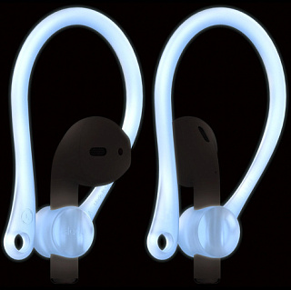 Крепление Elago EARHOOK для наушников Airpods, Nightglow Blue