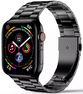 Ремешок Wiwu Three Beads Steel Band для Apple Watch Series 1-6/SE 42/44 mm (Space Grey)