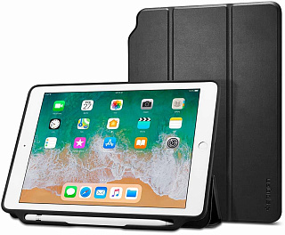 Чехол - книжка Spigen Smart Fold 2, black - iPad 9.7&quot; 2017/2018