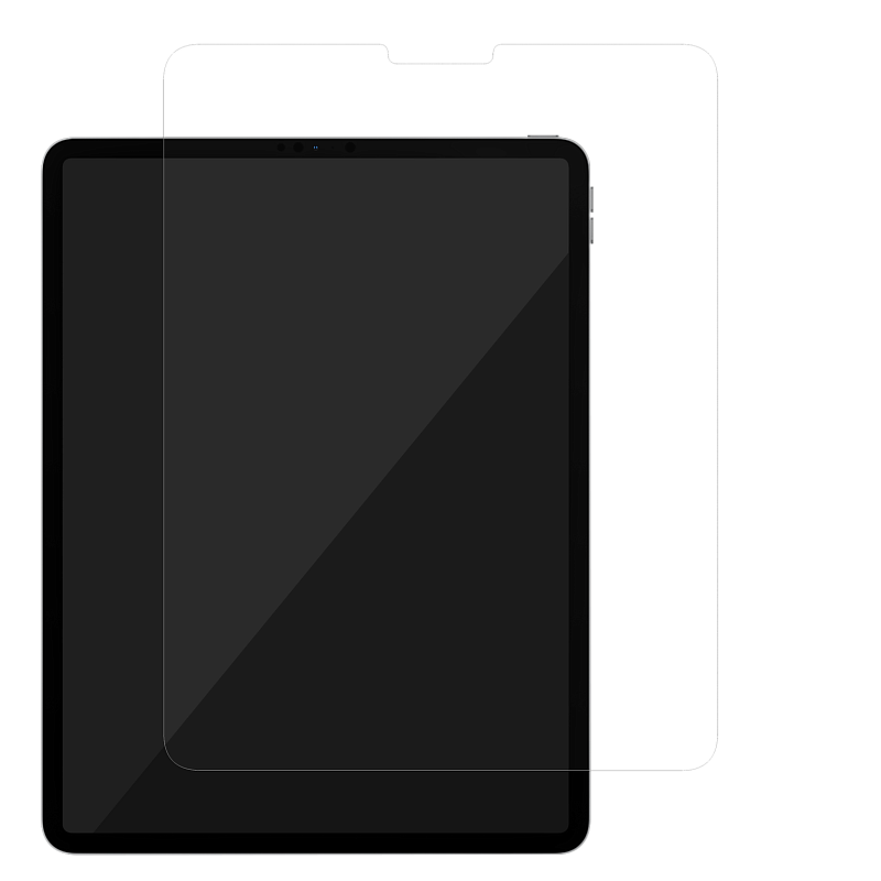 фото Защитное стекло uBear Flat Shield, стекло защитное на iPad Pro 12.9'', 2.5D, 0.2mm