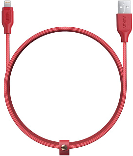 Кабель Aukey MFi Lightning 8 pin Sync and Charging Cable,L=2M*1 красный LLTS148184