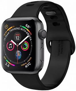 Ремешок Spigen Air Fit, black - Apple Watch 40/38mm