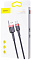 Кабель Baseus Cafule Series USB/USB-C 2m CATKLF-C91 (Red/Black)