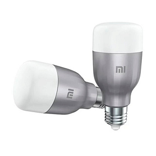 Умная лампочка XIAOMI Mi LED Smart Bulb (RGB, упаковка - 2шт)XIAOMI Mi LED Smart Bulb (White and Color) 2-Pack
