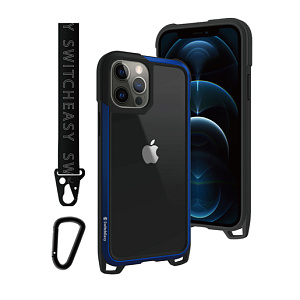 Чехол SwitchEasy Odyssey для  iPhone 12 Pro Max (6.7"). Цвет: синий.