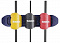 Органайзер проводов Baseus Kaka Cable Fixer Kit (with LE Velcro Strap Black *5 + Red *5 + Yellow *5) Blue