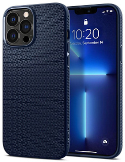 Чехол Spigen Liquid Air (ACS03202) для iPhone 13 Pro Max (Navy Blue)