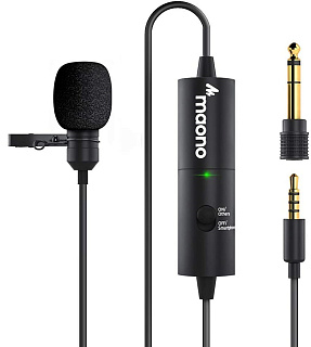 Петличный микрофон Maono AU-100R (Black)