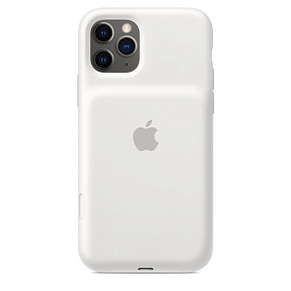 Чехол Apple iPhone 11 Pro Smart Battery Case with Wireless Charging - White белого цвета