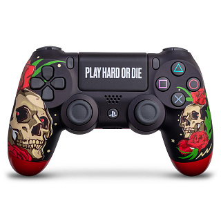Геймпад для PS4 "Play hard or die" Rainbo DualShock 4 v2 PlayStation