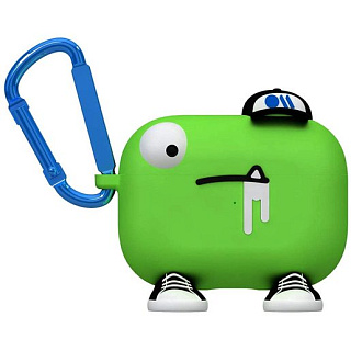 Чехол Case-Mate CreaturePods для футляра AirPods Pro с возможностью беспроводной зарядки наушников. Дизайн: Chuck The Cool Guy Case