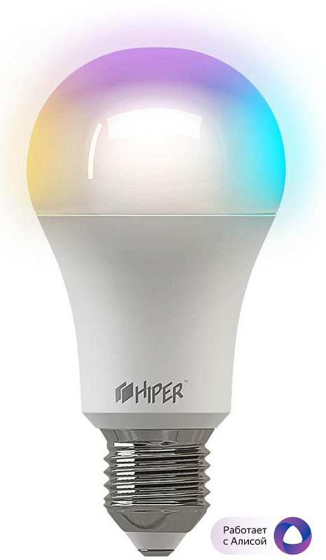 фото Умная лампа HIPER IoT A60 Filament работает с Алисой (White)