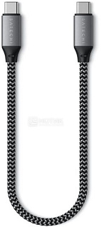 Кабель Satechi ST-TCC10M USB-C 25cm (Space Grey)