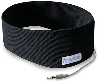 Мягкие наушники проводные SleepPhones Classic Breeze Pitch Black