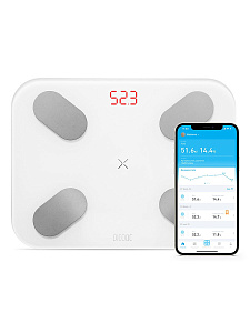 Умные диагностические весы Picooc S1 Pro V2 (6924917717384), белые
