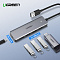 UGREEN. USB концентратор (хаб) Ugreen 4 в 1 Type C, 4 x USB 3.0 (50985)