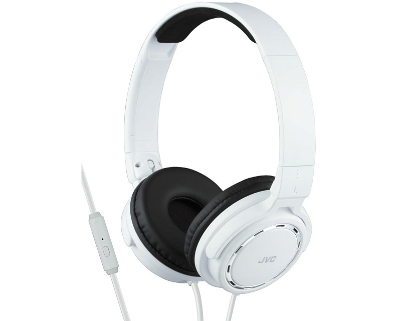 фото Наушники JVC накладные легкие, модель HA-SR525-W-E. Цвет: белый