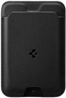 Чехол-бумажник Spigen Valentinus MagSafe Card Holder (AMP02284) для iPhone 12/12 Pro/12 Pro Max/12 mini (Black)