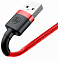 Кабель Baseus cafule Cable USB For lightning 2.4A 1M Red+Red