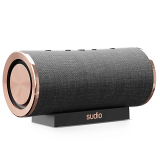 Портативная акустика Sudio Femtio. Цвет серый, медный
