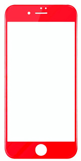 Защитное стекло Baseus PET Soft 3D Anti-Blue Light (SGAPIPH7P-TES09) для iPhone 7 Plus (Red)