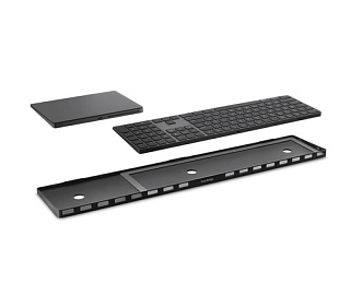 Док-станция Twelve South MagicBridge Extended, позволяющая объединить клавиатуру и трекпад в одно пространство. Материал: пластик. Цвет: черный