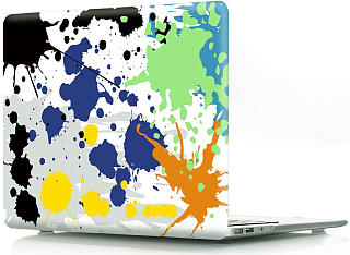 Чехол накладка пластиковая i-Blason для Macbook Air 13 new (2018) A1932 Ink drop