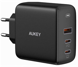 Сетевое зарядное устройство Aukey Omnia Mix 3 PD 90W PA-B6S (Black)