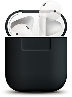 Чехол Elago silicone case for Airpods case / Black