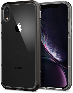 Чехол Spigen Neo Hybrid Crystal, gunmetal - iPhone XR