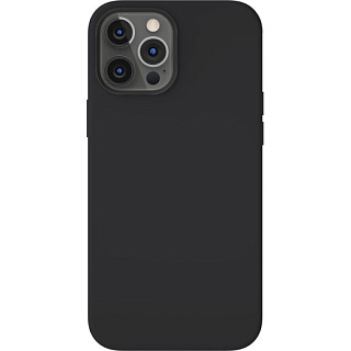 Чехол-накладка SwitchEasy MagSkin для iPhone 12 Pro Max (6.7&quot;). Совместим с Apple MagSafe. Цвет: черный